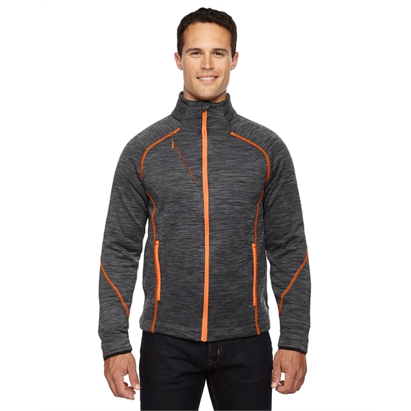 North End Men's Flux Melange Bonded Fleece Jacket - North End Men's Flux Melange Bonded Fleece Jacket - Image 9 of 39