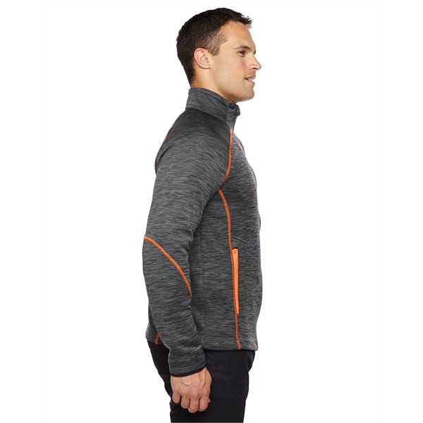 North End Men's Flux Melange Bonded Fleece Jacket - North End Men's Flux Melange Bonded Fleece Jacket - Image 10 of 39