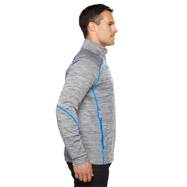 North End Men's Flux Melange Bonded Fleece Jacket - North End Men's Flux Melange Bonded Fleece Jacket - Image 13 of 39
