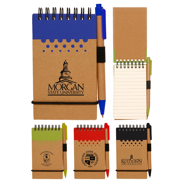 Union Printed, Eco Spiral Notebook Jotter w/ Matching Pen - Union Printed, Eco Spiral Notebook Jotter w/ Matching Pen - Image 0 of 0
