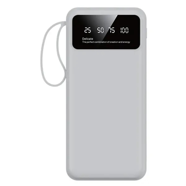 LED Display 8000 mAh Power Bank with Flashlight - LED Display 8000 mAh Power Bank with Flashlight - Image 6 of 16