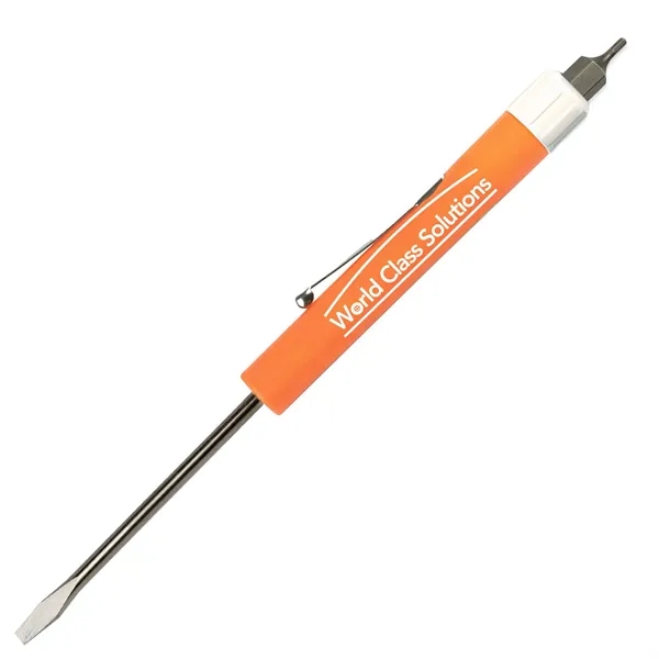 Pocket Screwdriver - Fixed 1/8" Flat Tip Blade w/Hex Bit Top - Pocket Screwdriver - Fixed 1/8" Flat Tip Blade w/Hex Bit Top - Image 18 of 19