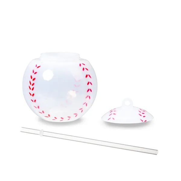 18oz Light Up Baseball Cup with Lid and Straw - 18oz Light Up Baseball Cup with Lid and Straw - Image 13 of 13