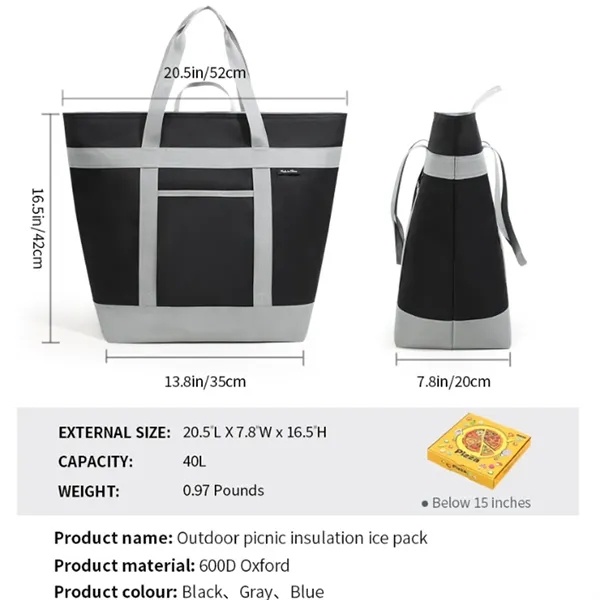 Large Insulated Cooler Bag - Large Insulated Cooler Bag - Image 1 of 7