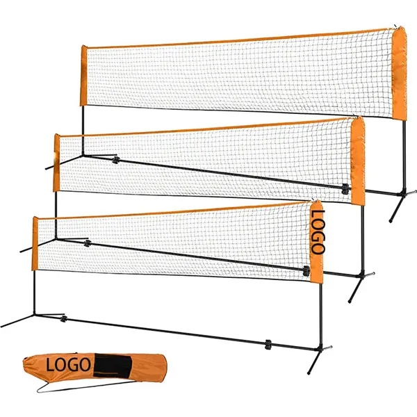 Portable Adjustable Height Badminton Net Set - Portable Adjustable Height Badminton Net Set - Image 0 of 4