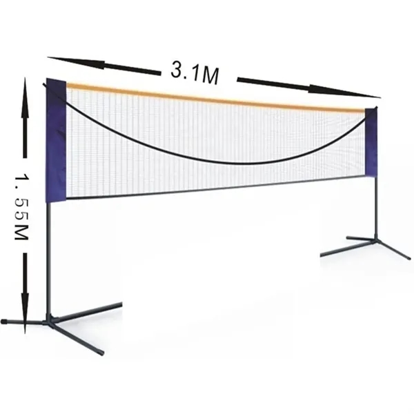 Portable Adjustable Height Badminton Net Set - Portable Adjustable Height Badminton Net Set - Image 1 of 4