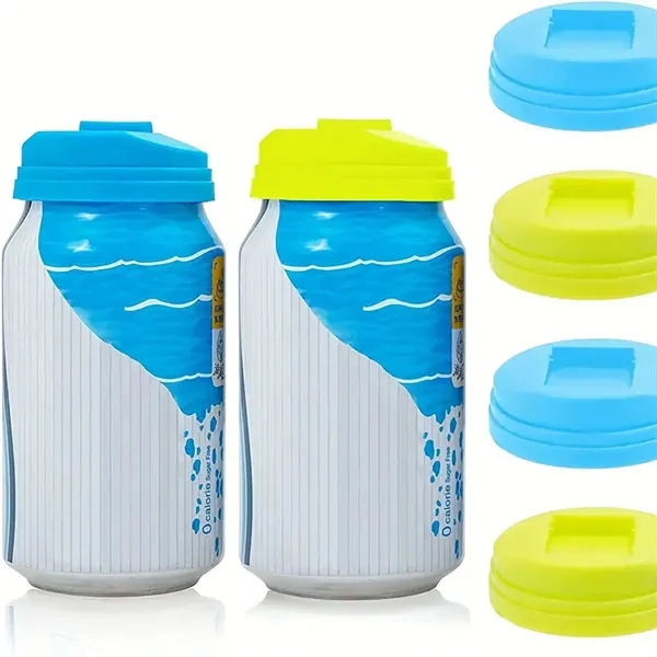 Reusable Leakproof Can Lid Covers - Reusable Leakproof Can Lid Covers - Image 1 of 5