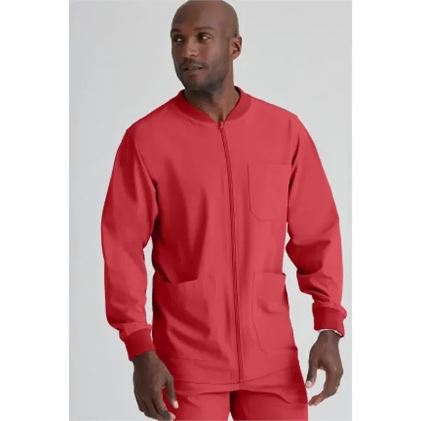 Barco Skechers Men's Structure Zip Front Sport Scrub Jacket - Barco Skechers Men's Structure Zip Front Sport Scrub Jacket - Image 15 of 16