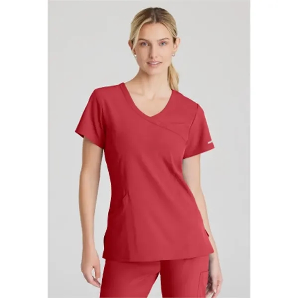 Barco Skechers Women's Reliance Mock Wrap Scrub Top - Barco Skechers Women's Reliance Mock Wrap Scrub Top - Image 14 of 14