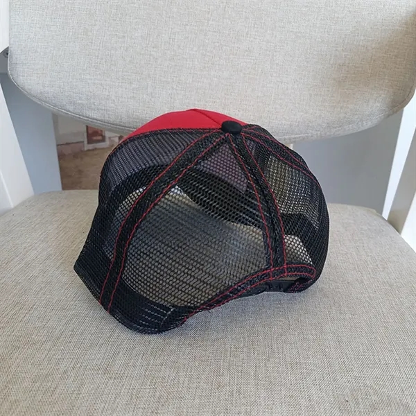 Baseball Lable Cap American Usa Flag Retro Mesh Hat - Baseball Lable Cap American Usa Flag Retro Mesh Hat - Image 3 of 8