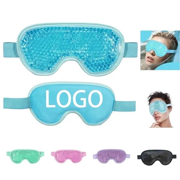 Cooling Gel Reusable Polyester Pvc Plush Sleep Eye Mask - Cooling Gel Reusable Polyester Pvc Plush Sleep Eye Mask - Image 0 of 4