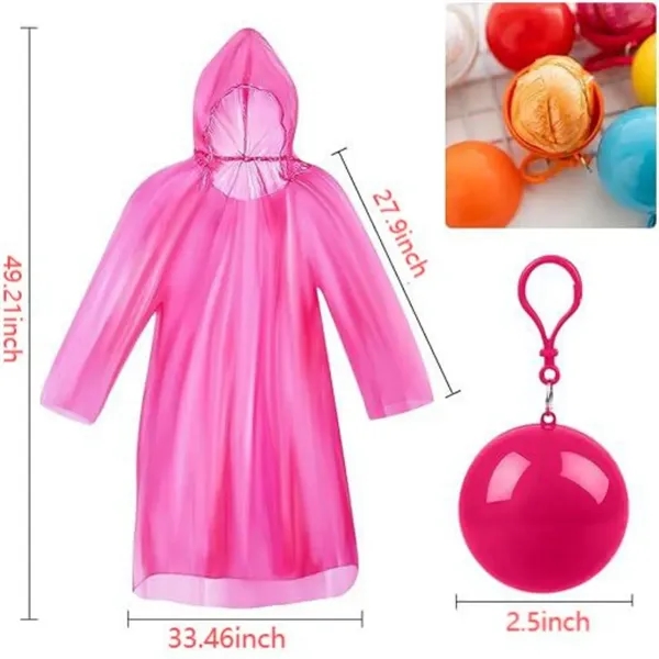 Disposable Emergency Rain Ponchos - Disposable Emergency Rain Ponchos - Image 1 of 5