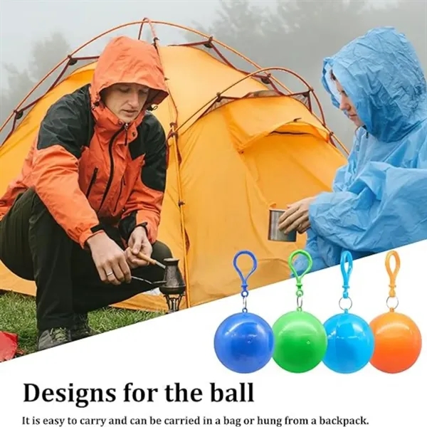 Disposable Emergency Rain Ponchos - Disposable Emergency Rain Ponchos - Image 3 of 5