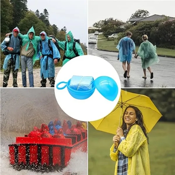 Disposable Emergency Rain Ponchos - Disposable Emergency Rain Ponchos - Image 5 of 5