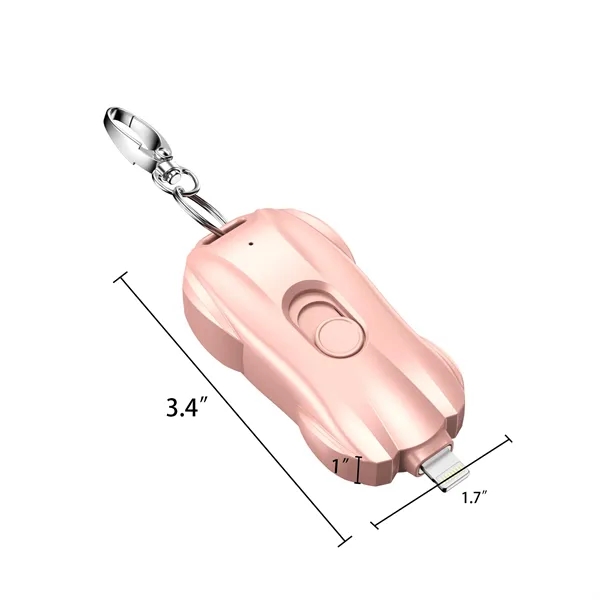 1500mA Portable Mini Keychain Emergency Charging Bank - 1500mA Portable Mini Keychain Emergency Charging Bank - Image 1 of 1