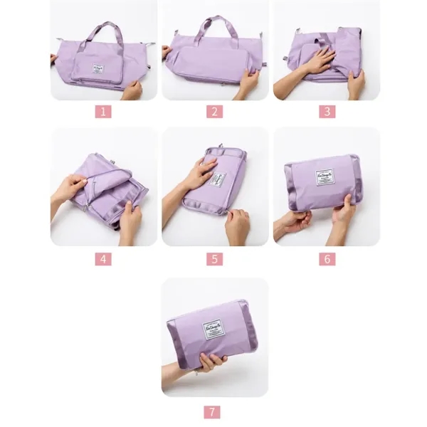 Large Capacity Folding Waterrproof Oxford Travel Bag - Large Capacity Folding Waterrproof Oxford Travel Bag - Image 4 of 6