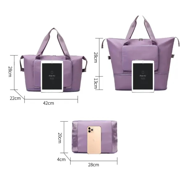 Large Capacity Folding Waterrproof Oxford Travel Bag - Large Capacity Folding Waterrproof Oxford Travel Bag - Image 5 of 6