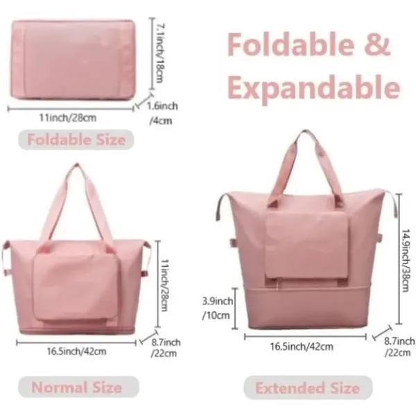 Large Capacity Folding Waterrproof Oxford Travel Bag - Large Capacity Folding Waterrproof Oxford Travel Bag - Image 6 of 6