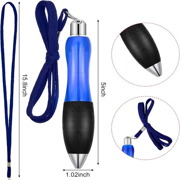 Big Fat Ballpoint Pens with Hanging Rope - Big Fat Ballpoint Pens with Hanging Rope - Image 1 of 4