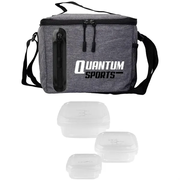 Portion Control Oval Cooler Lunch Set - Portion Control Oval Cooler Lunch Set - Image 1 of 7