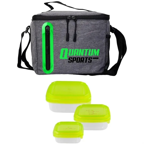 Portion Control Oval Cooler Lunch Set - Portion Control Oval Cooler Lunch Set - Image 3 of 7
