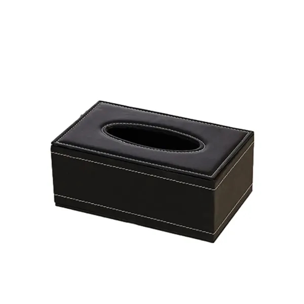 Rectangle Removable Pu Leather Facial Tissue Paper Box - Rectangle Removable Pu Leather Facial Tissue Paper Box - Image 1 of 4