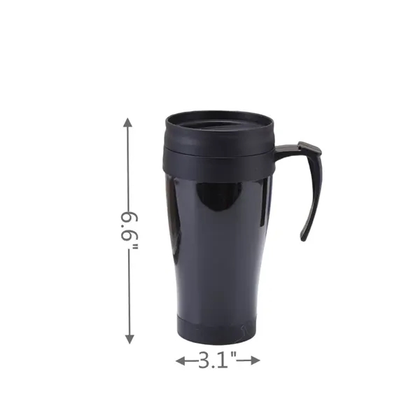 Plastic Car Cup with Handle - Plastic Car Cup with Handle - Image 1 of 5