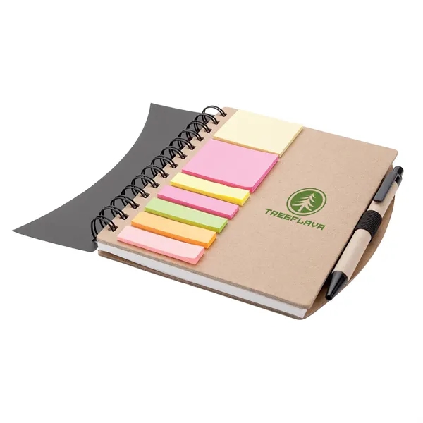 Broome Junior Notebook with Pen, Flags & Sticky Notes - Broome Junior Notebook with Pen, Flags & Sticky Notes - Image 3 of 4