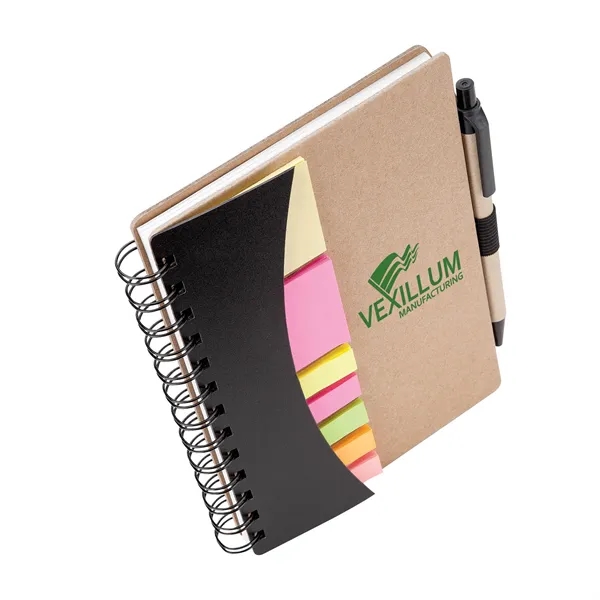 Broome Junior Notebook with Pen, Flags & Sticky Notes - Broome Junior Notebook with Pen, Flags & Sticky Notes - Image 4 of 4
