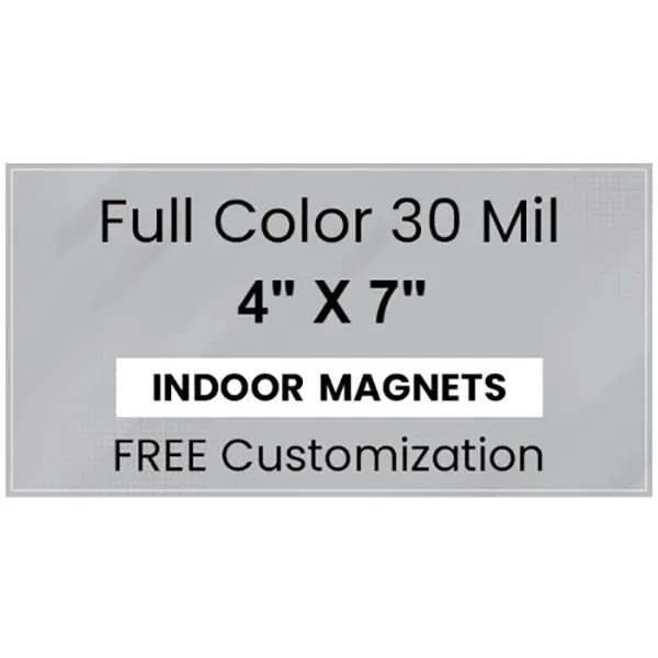 Magnet - 4" x 7" - Square Corners - Magnet - 4" x 7" - Square Corners - Image 1 of 4