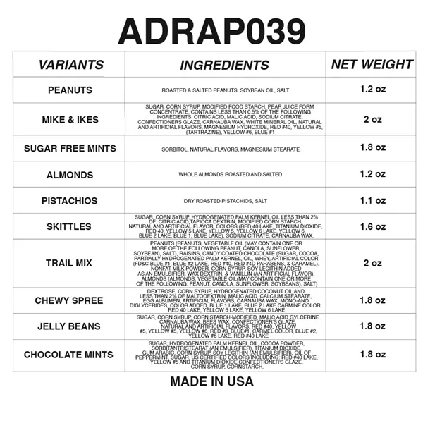 Small Full Color Cup Of Candy - Small Full Color Cup Of Candy - Image 9 of 9