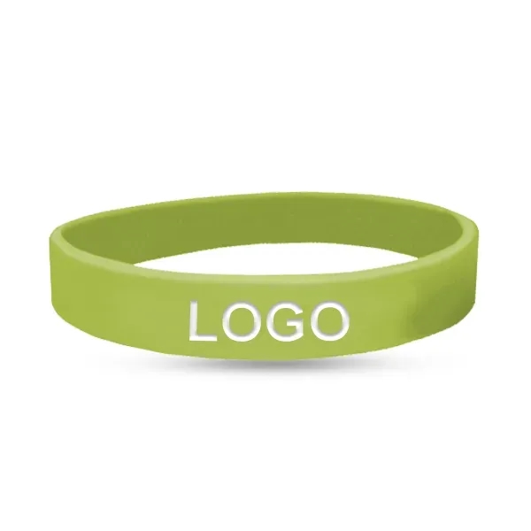 Colorfilled Silicone Wristband Bracelet-H - Colorfilled Silicone Wristband Bracelet-H - Image 1 of 11