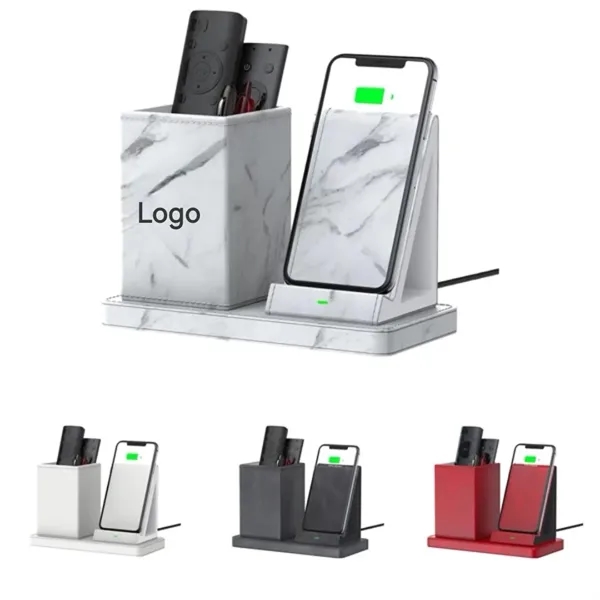 Office Wireless Charging Pen Holder - Office Wireless Charging Pen Holder - Image 0 of 3