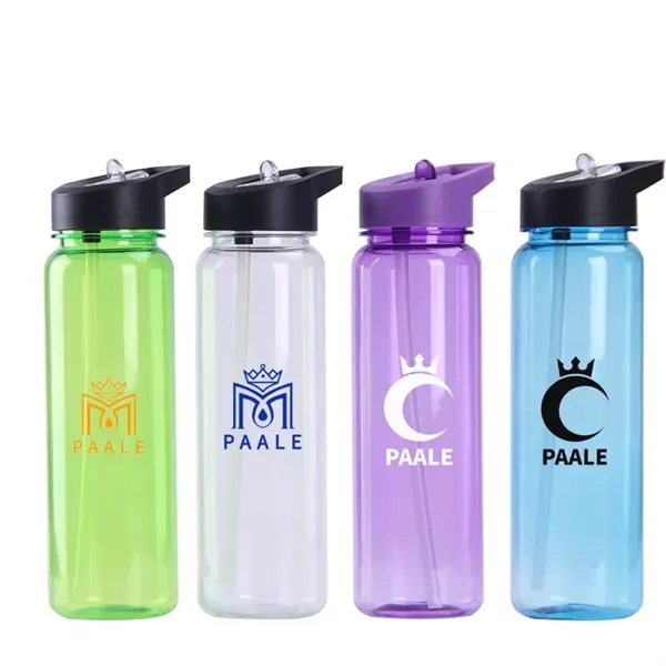 24 oz Plastic Water Bottle - 24 oz Plastic Water Bottle - Image 0 of 1