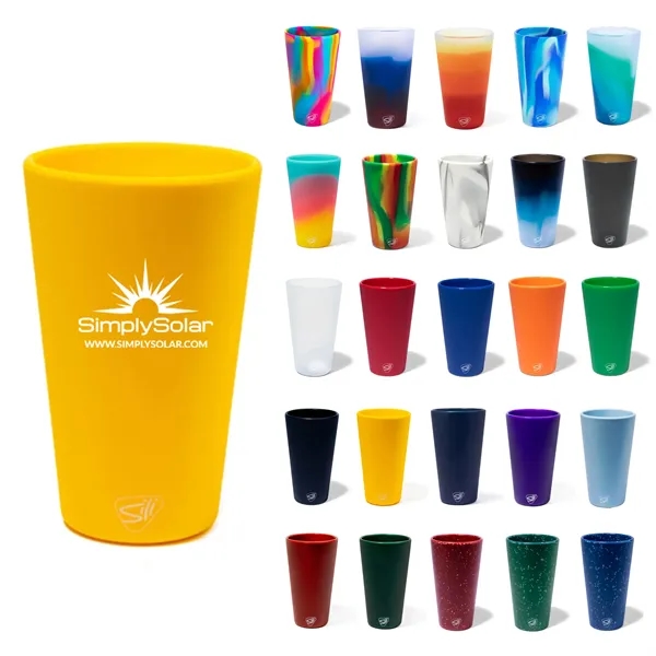 Silipint 16oz Silicone Original Pint Glass Cups - Silipint 16oz Silicone Original Pint Glass Cups - Image 0 of 25