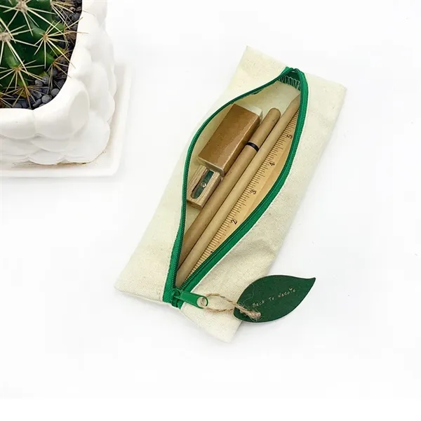 Stationery Set With Pencil Eraser Sharpener Ruler Ballpoint - Stationery Set With Pencil Eraser Sharpener Ruler Ballpoint - Image 3 of 7