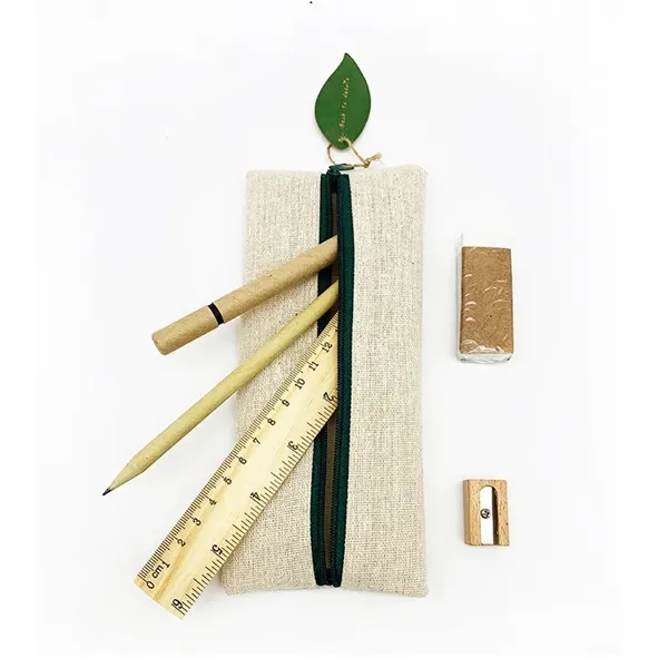 Stationery Set With Pencil Eraser Sharpener Ruler Ballpoint - Stationery Set With Pencil Eraser Sharpener Ruler Ballpoint - Image 4 of 7