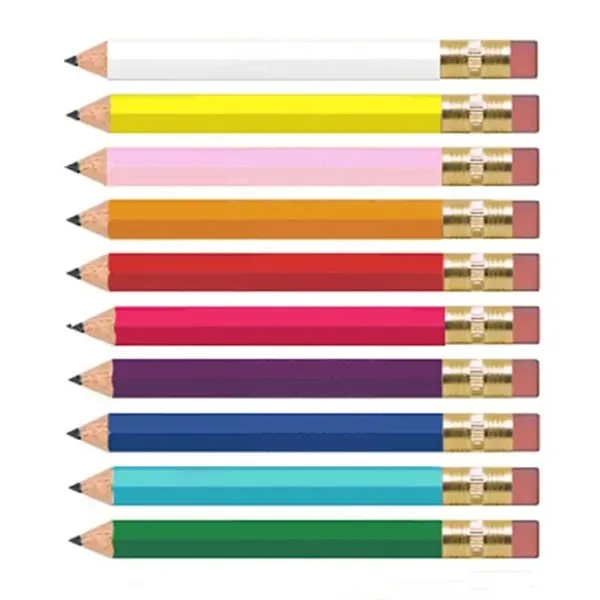 Hex Golf Pencils with Eraser - Hex Golf Pencils with Eraser - Image 0 of 10