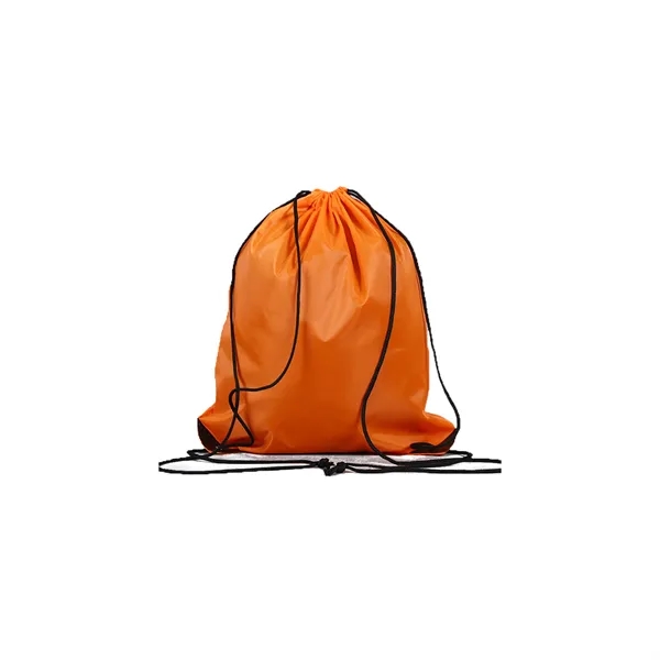 Drawstring Polyester Lightweight Backpack - Drawstring Polyester Lightweight Backpack - Image 4 of 6