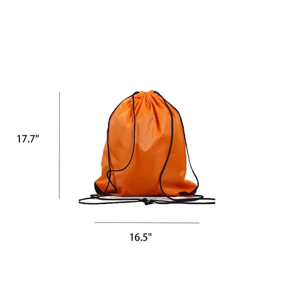 Drawstring Polyester Lightweight Backpack - Drawstring Polyester Lightweight Backpack - Image 6 of 6