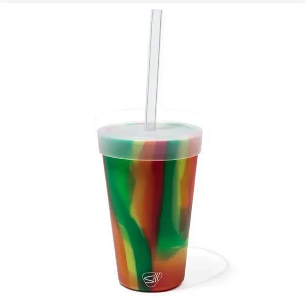 Silipint Silicone Straw Tumbler 16oz - Silipint Silicone Straw Tumbler 16oz - Image 5 of 10