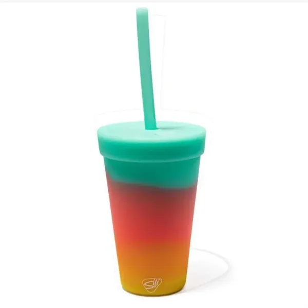 Silipint Silicone Straw Tumbler 16oz - Silipint Silicone Straw Tumbler 16oz - Image 6 of 10