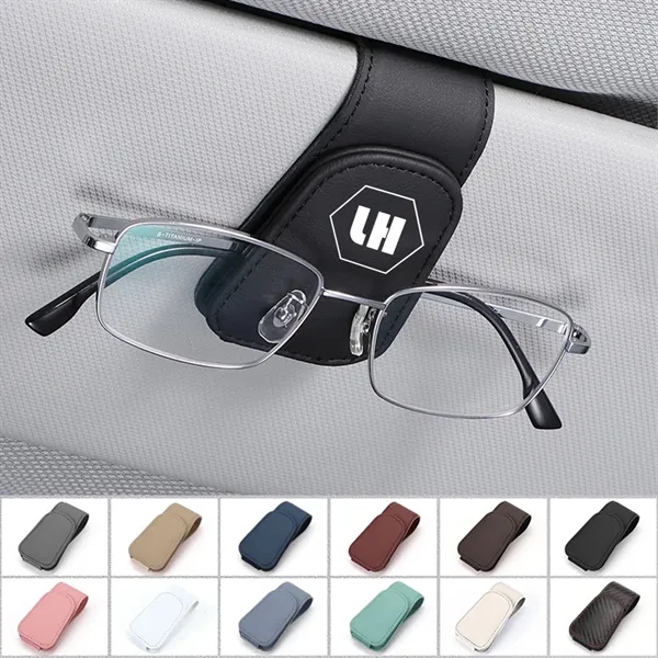 Magnetic Car Visor Sunglass Holder - Magnetic Car Visor Sunglass Holder - Image 0 of 2