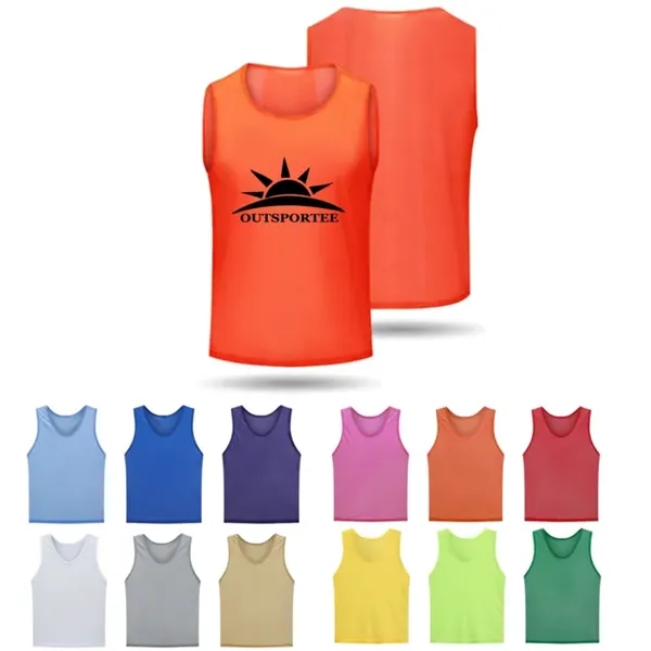 Micromesh Custom Soccer Scrimmage Vests Youth/Adults - Micromesh Custom Soccer Scrimmage Vests Youth/Adults - Image 0 of 3