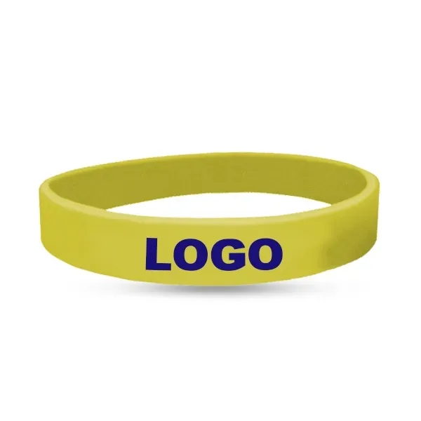 Custom Silkscreen Printed Silicone Wristbands-H - Custom Silkscreen Printed Silicone Wristbands-H - Image 0 of 11