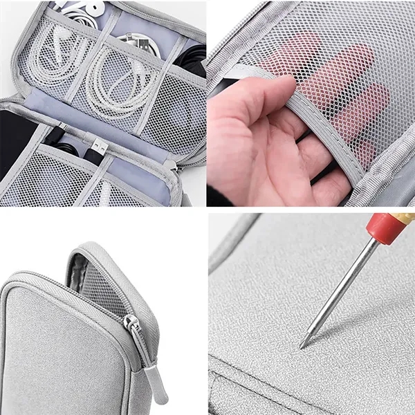 Electronic Organizer Travel Case For Cord Cable Charger - Electronic Organizer Travel Case For Cord Cable Charger - Image 2 of 3