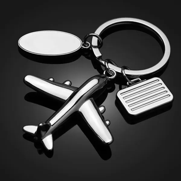 Creative Plane Keychain Airplane Keyring - Creative Plane Keychain Airplane Keyring - Image 3 of 6