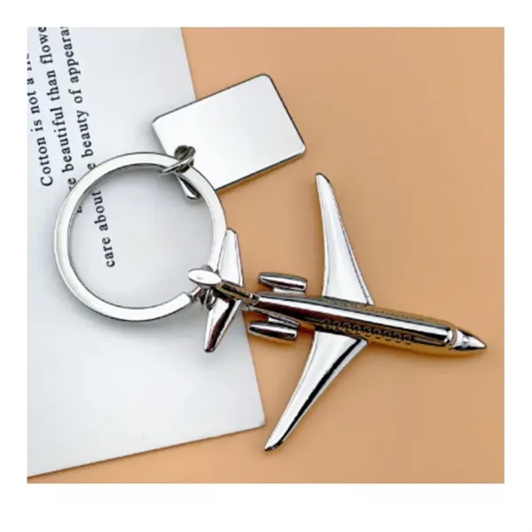 Creative Plane Keychain Airplane Keyring - Creative Plane Keychain Airplane Keyring - Image 6 of 6