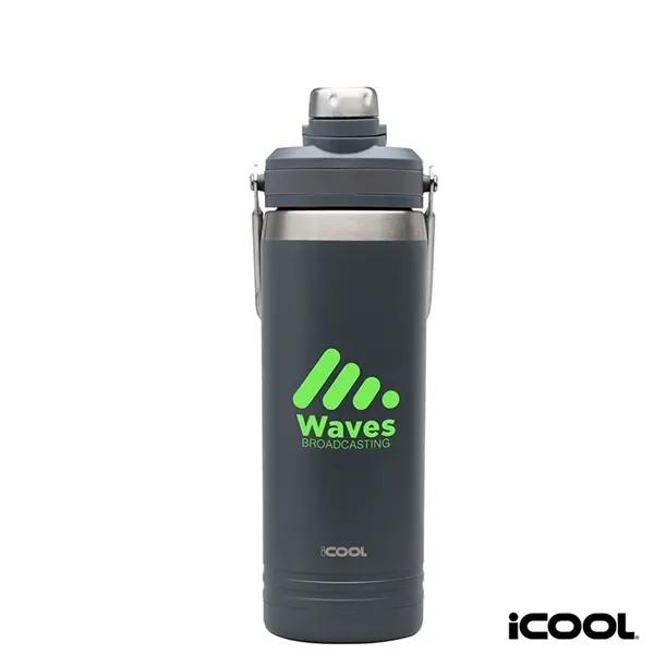 iCOOL® Lakewood 24 oz. Double Wall, Stainless Steel Bottle - iCOOL® Lakewood 24 oz. Double Wall, Stainless Steel Bottle - Image 4 of 5