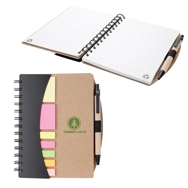 Broome Junior Notebook with Pen, Flags & Sticky Notes - Broome Junior Notebook with Pen, Flags & Sticky Notes - Image 0 of 4